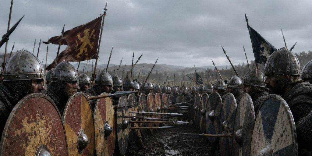 The Battle of Ashdown Shieldwalls