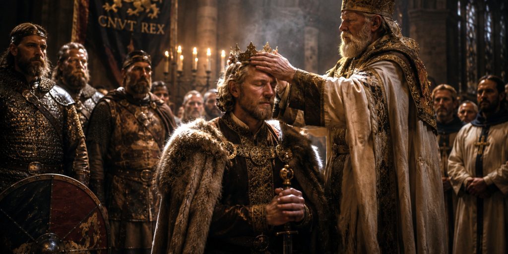 Cnut crowned King of England