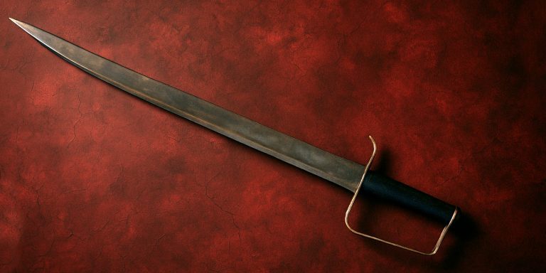 Confederate D-guard bowie sword