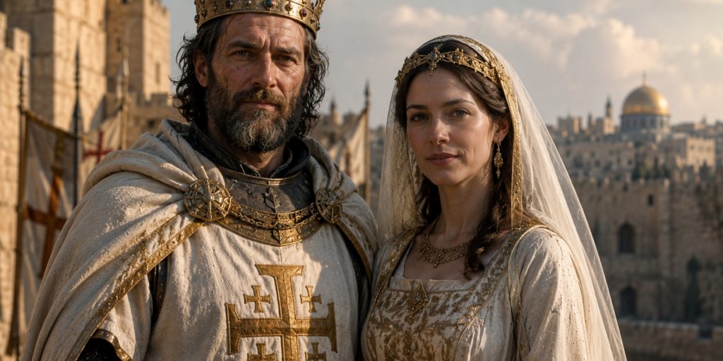 King Fulk of Jerusalem and Queen Melisende