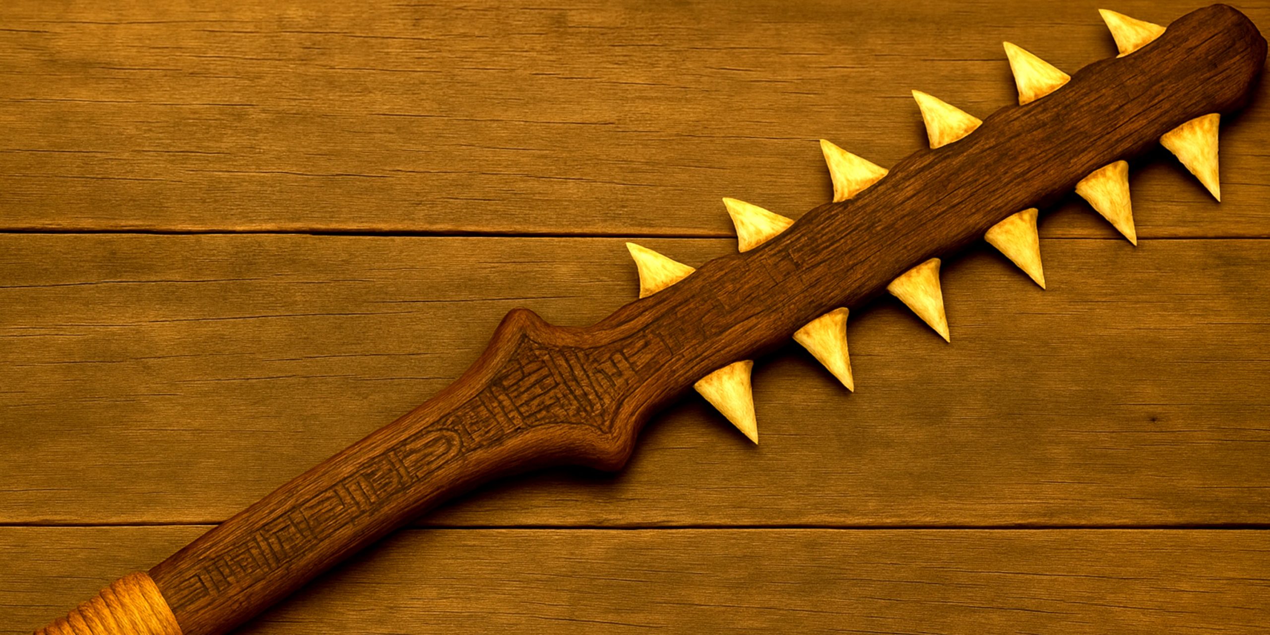 mexica shark tooth Macuahuitl