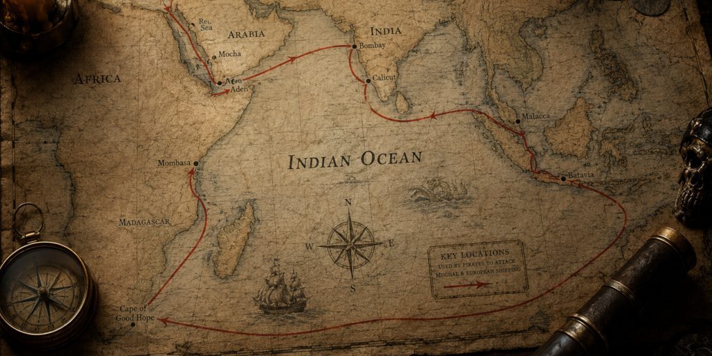 The Pirate Round Indian Ocean Route