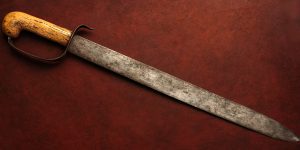 Spanish colonial naval cutlass