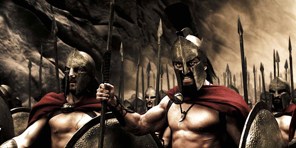 King Leonidas and his 300 Spartans