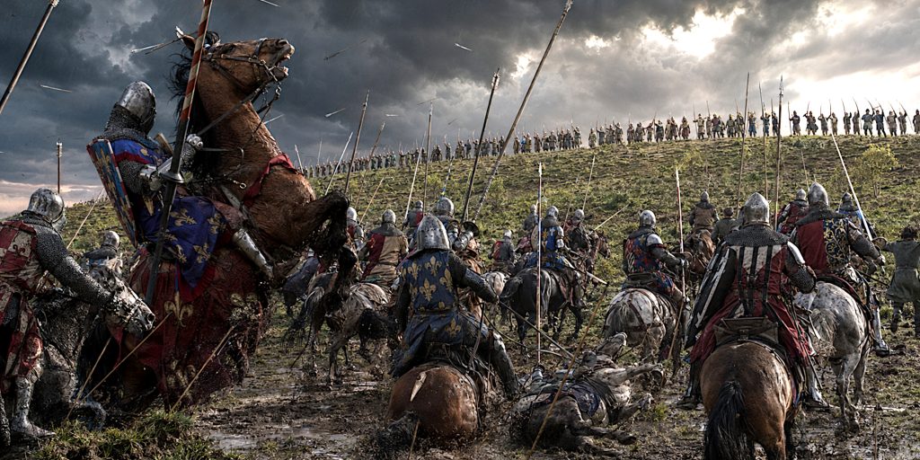 Crecy Cavalry charge