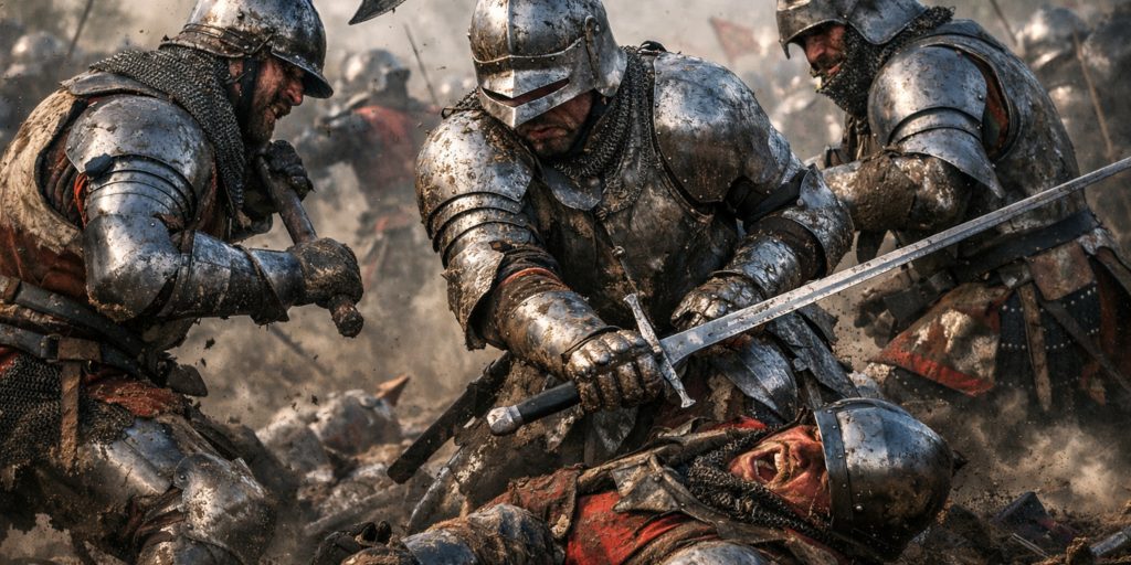 Dismounted Men-at-Arms