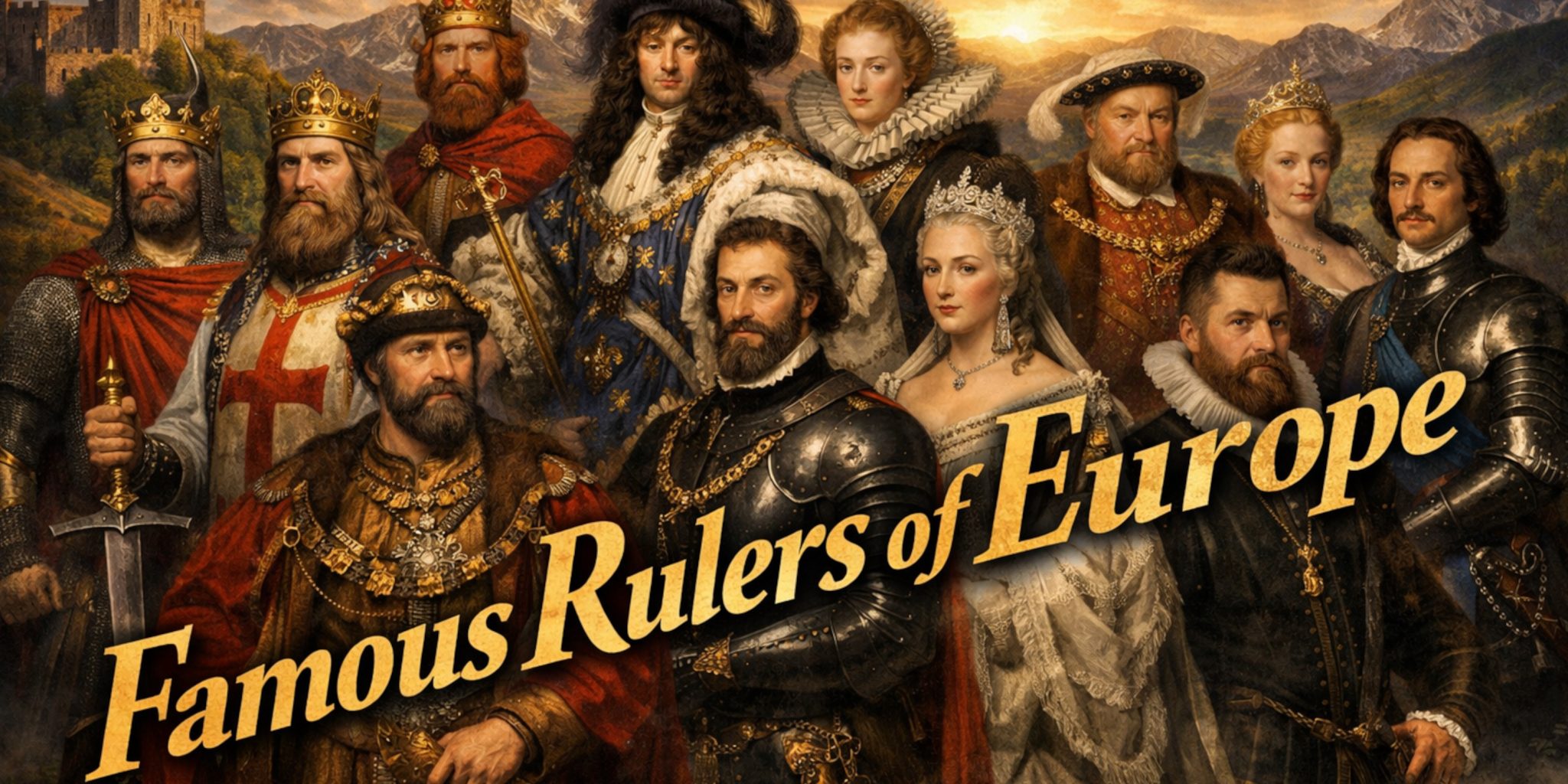 The Rukers The 30 Most Famous European Rulers in History