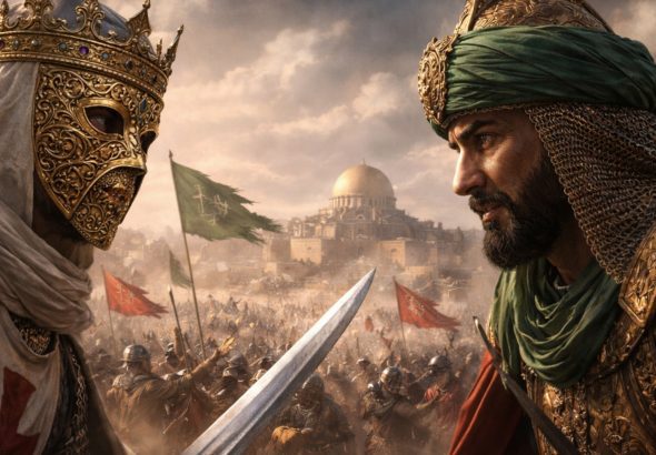 Baldwin IV and Saladin