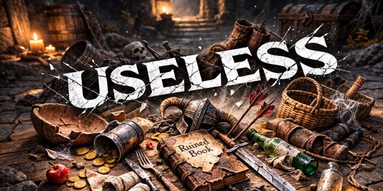 Skyrim Useless Items