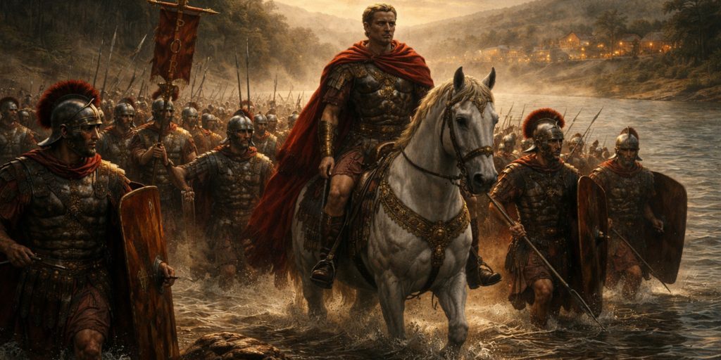 Caesar crosses the Rubicon