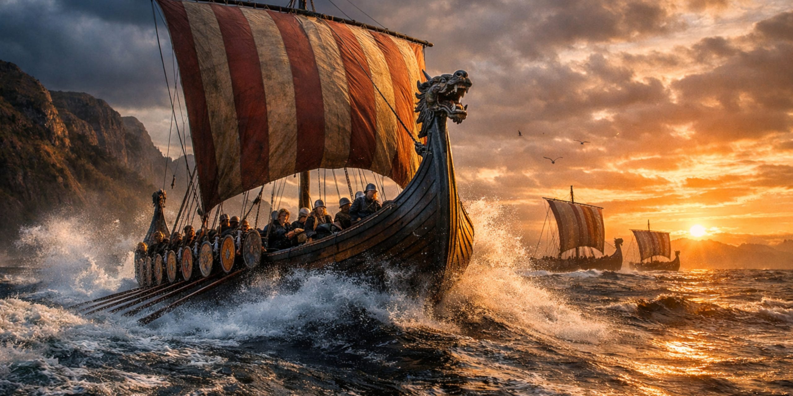 Viking Longships