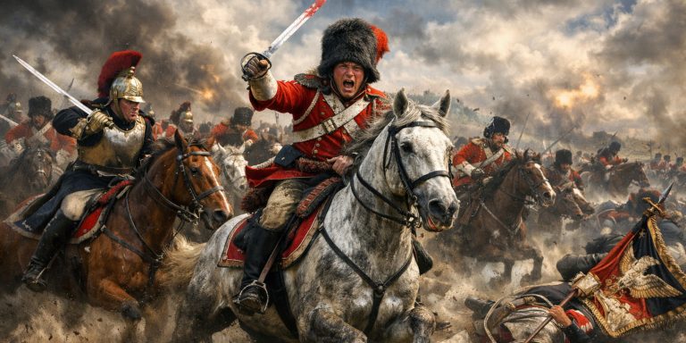 British Heavy Cavalry - Waterloo