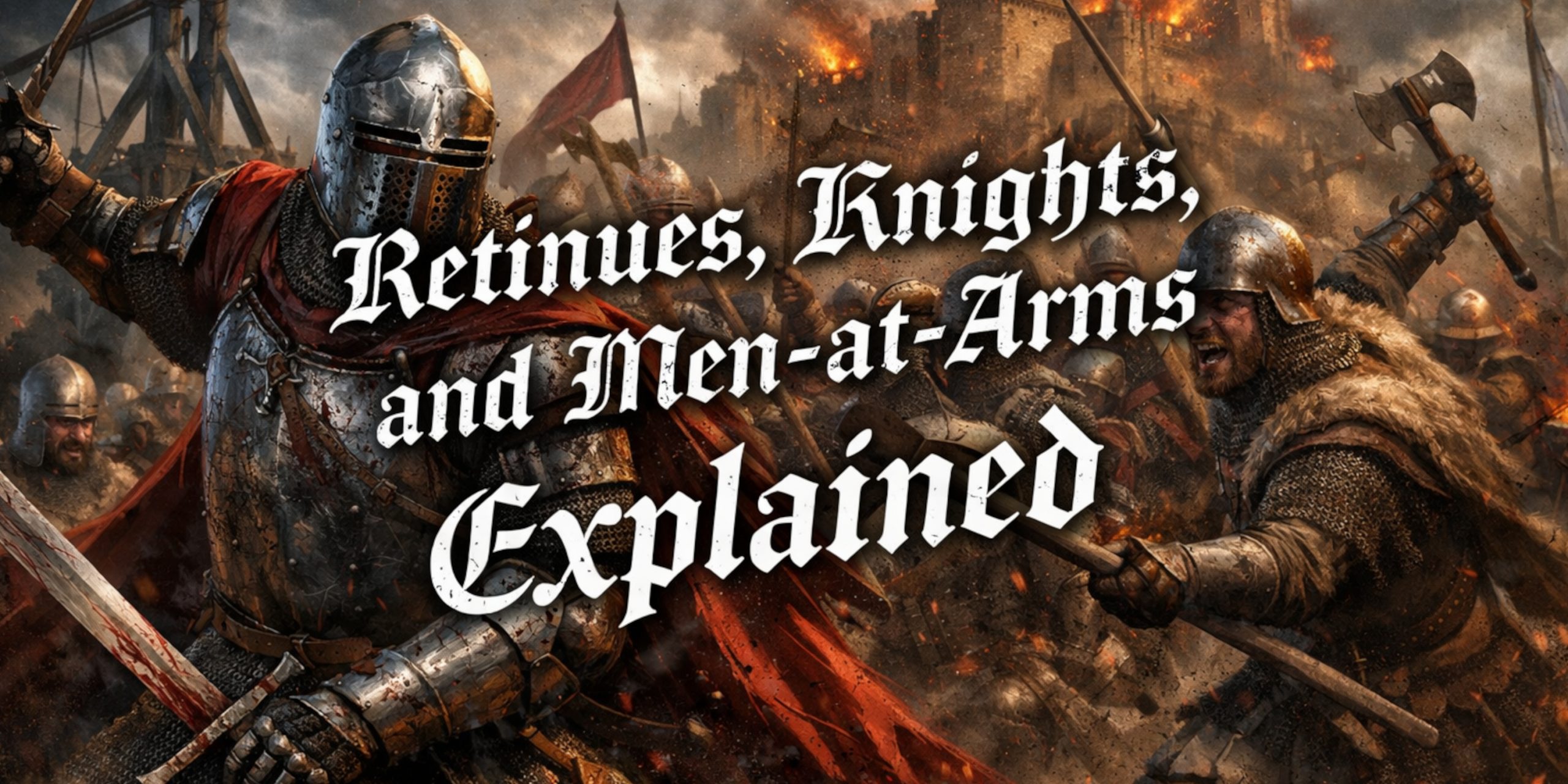 Retinues, Knights, and Men-at-Arms Explained: How Elite Armies Really Work
