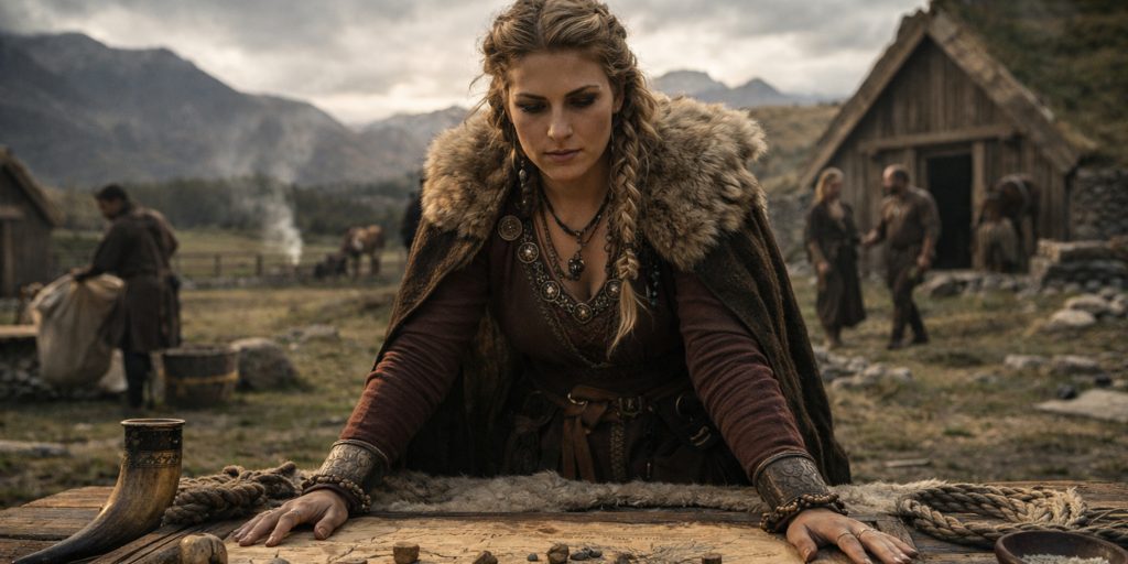 Viking Woman Managing the land