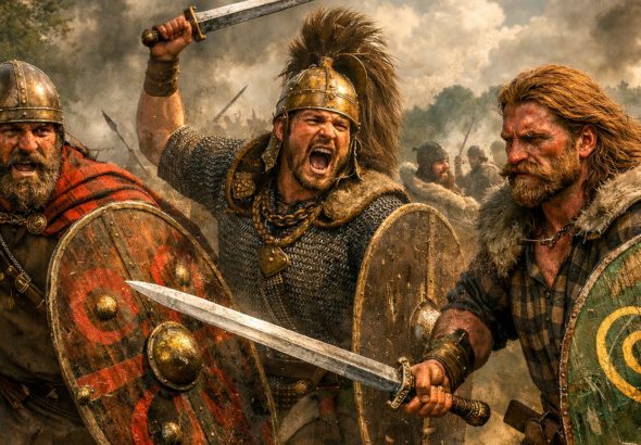 Celtic Gallic warrior