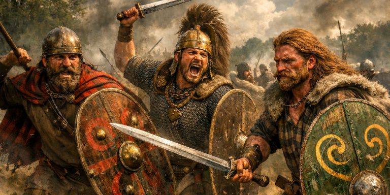 Celtic Gallic warrior