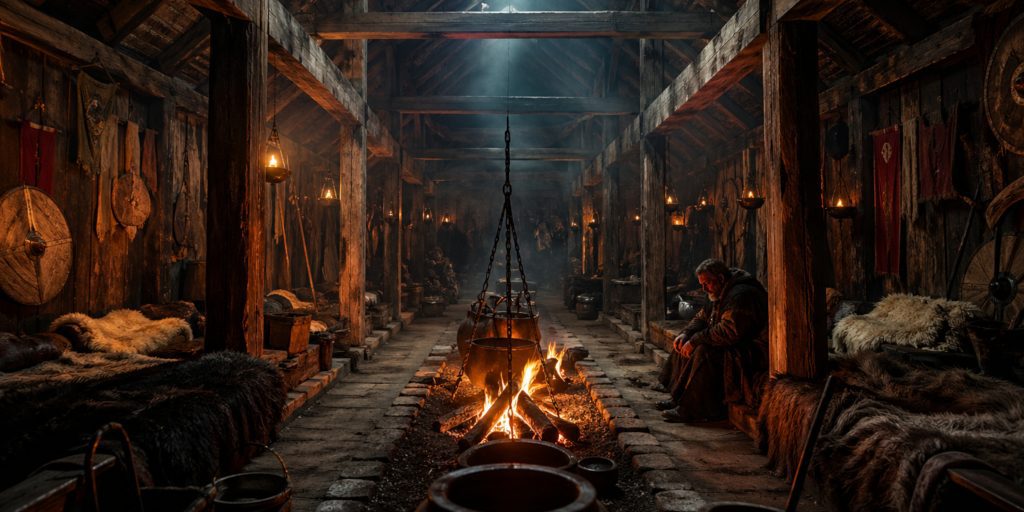 Viking Longhouse Structure