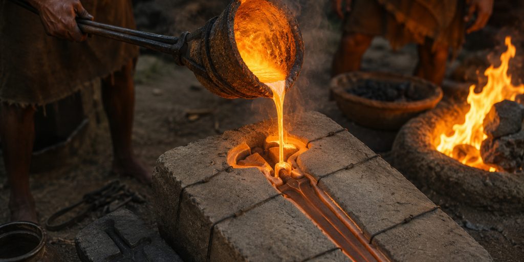 Bronze sword castling