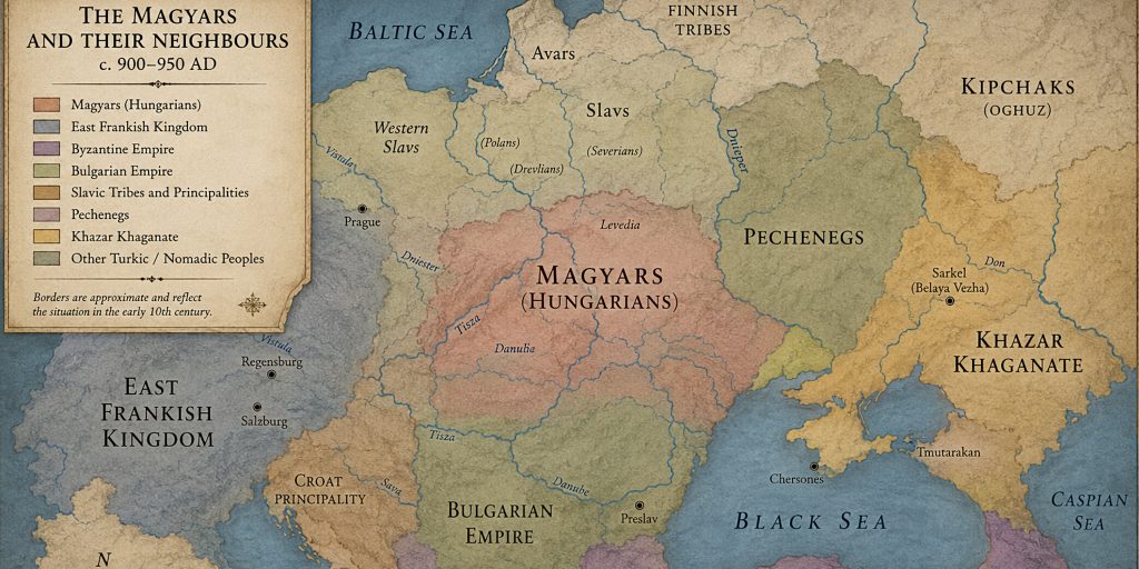Magyars map