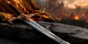Sunfyre valyrian steel sword