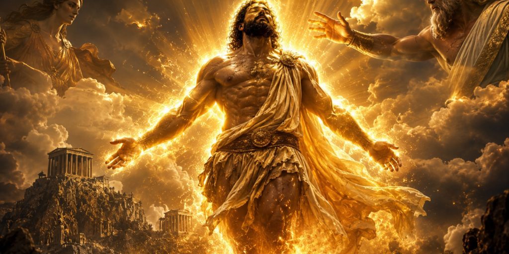 Heracles becomes immortal