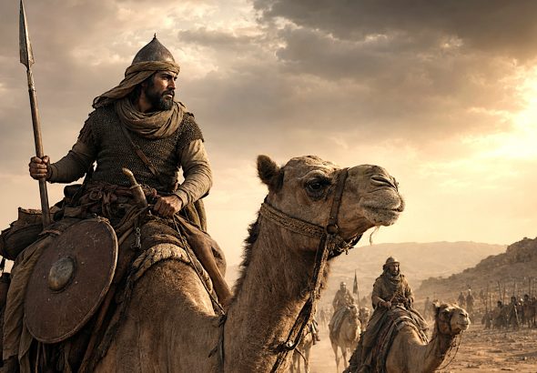 Arab camel riders