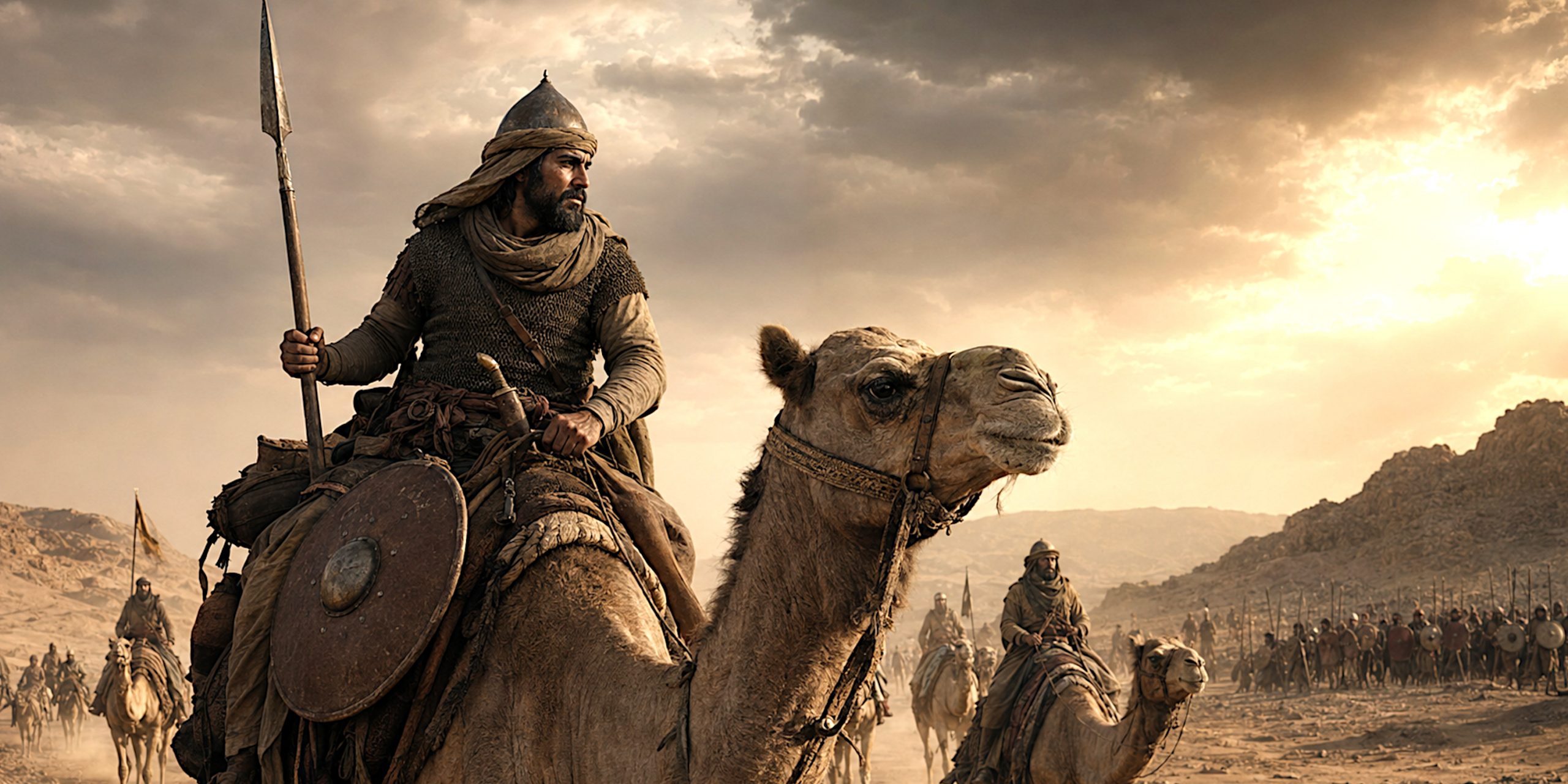 Arab camel riders