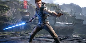 Jedi Knight using force skills