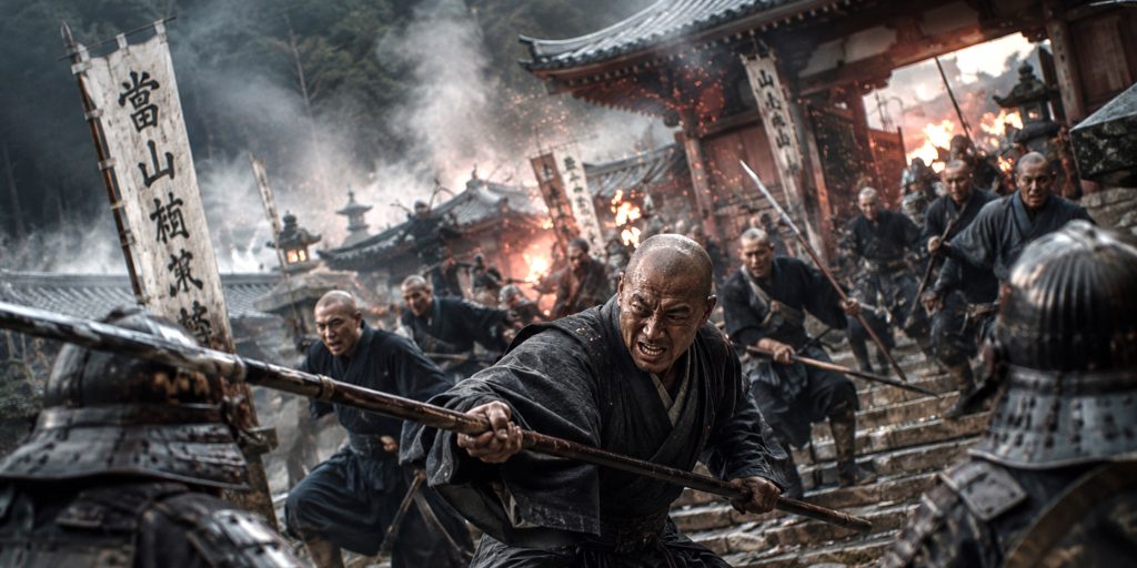 Warrior monks conflict