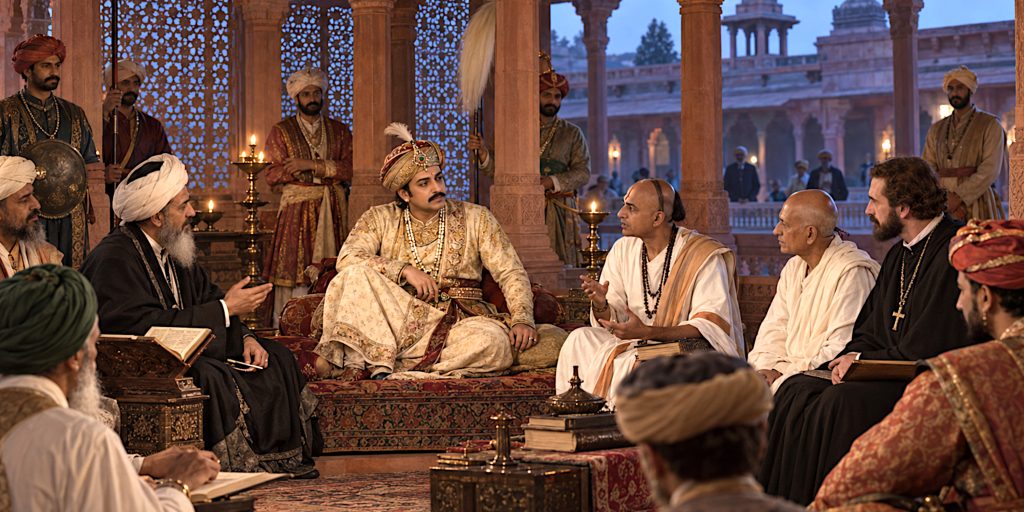 Akbar’s Interfaith Council at Fatehpur Sikri