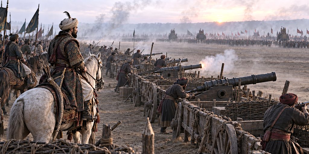 Dawn Over Babur’s Panipat Gun Line