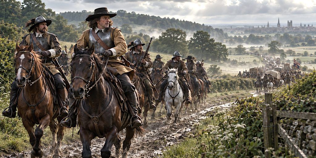 Parliamentarian Cavalry Pursuit Near Chinnor