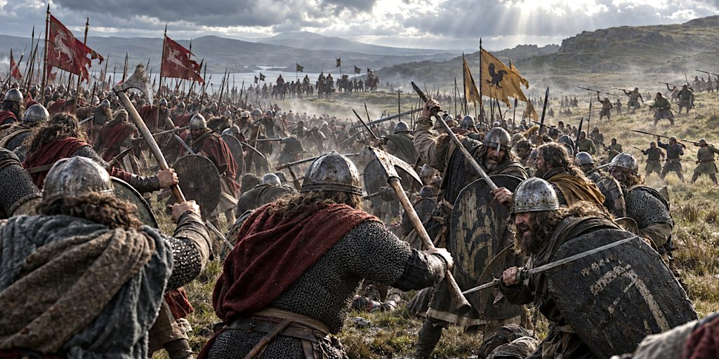 Gallowglass Clash at Knockdoe