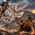 Bellerophon and Pegasus Strike the Chimera