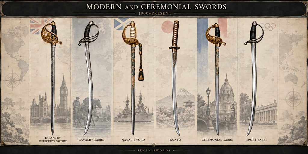 Modern Ceremonial Sword Chart