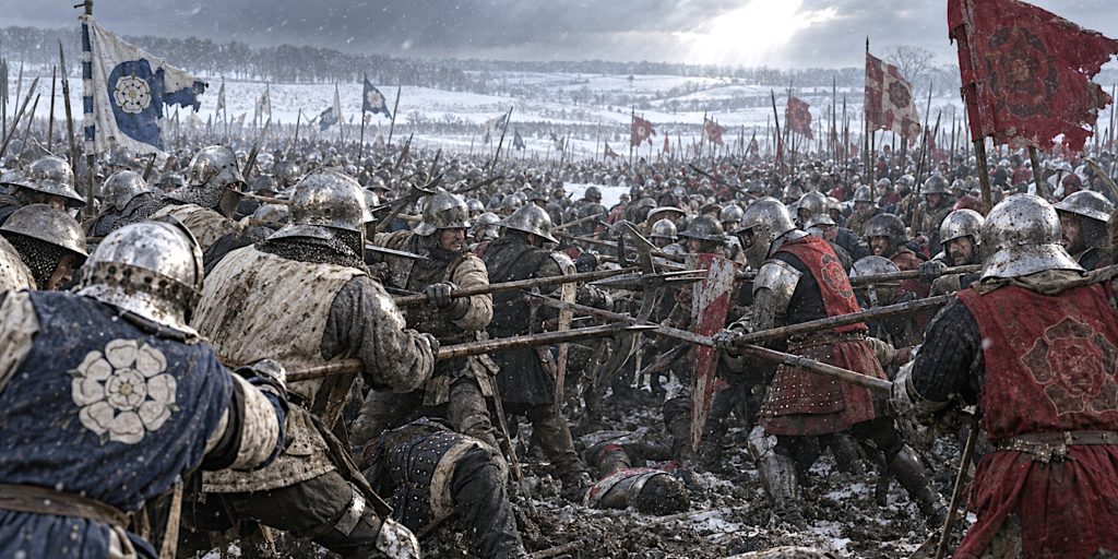 Battle of Towton Main Infantry struggle