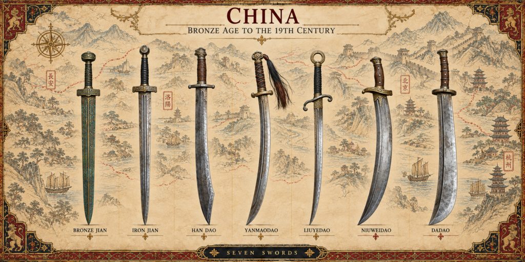 China sword types