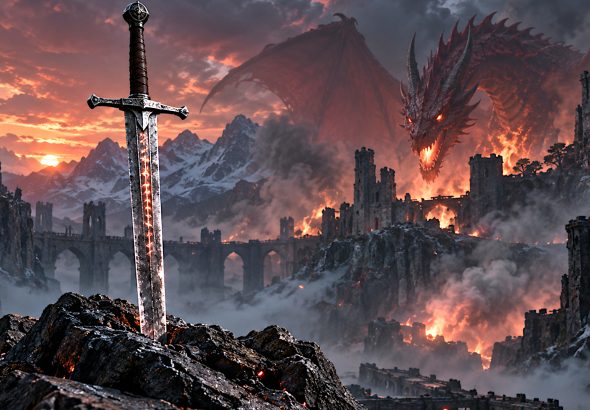 The Dragonslayer Sword from Dungeons & Dragons