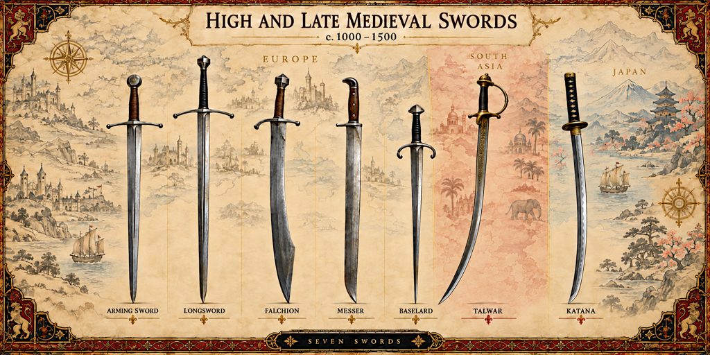 High-Late Medieval Sword Chart