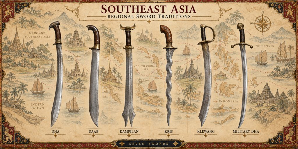 Southeast Asia sword types