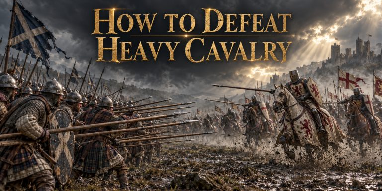how to defeat heavy cavalry